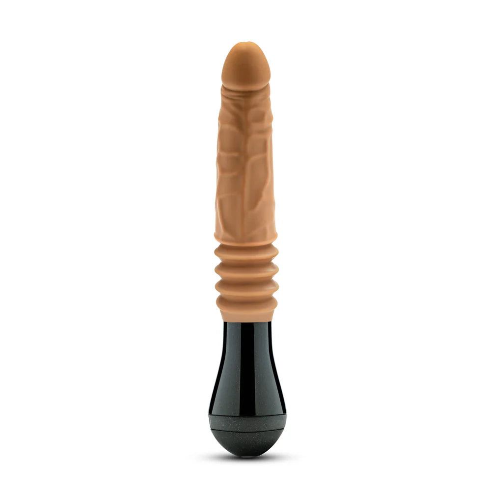 Blush Dr. Skin Silicone Dr. Arthur Thrusting Gyrating Vibrating Dildo