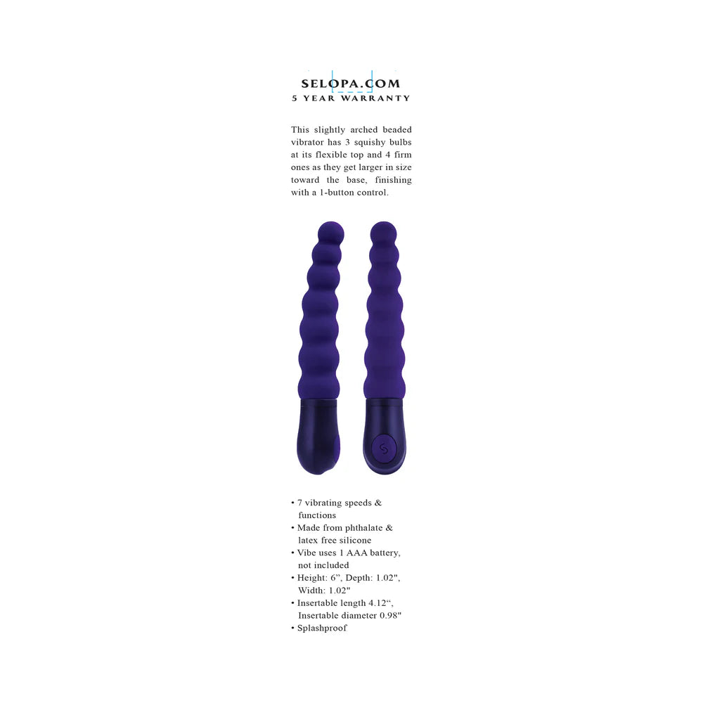 Selopa Beaded Beauty Silicone Vibrator