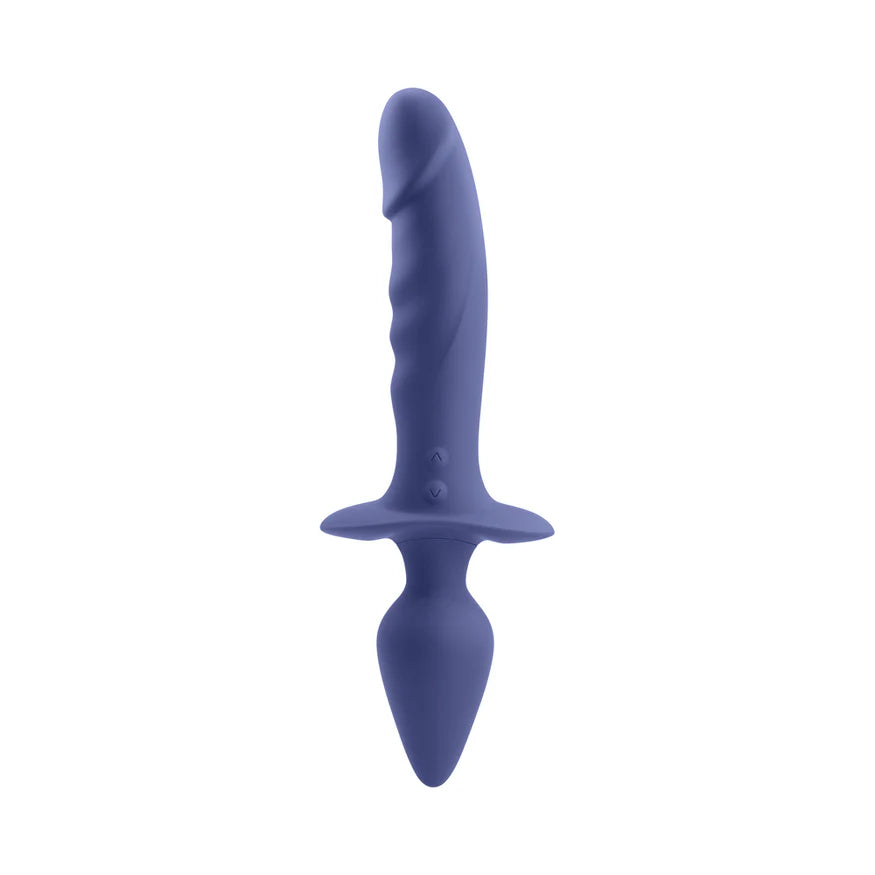 Gender X Dual Defender Rechargeable Silicone Dual Vibrator/Probe with Remote Control