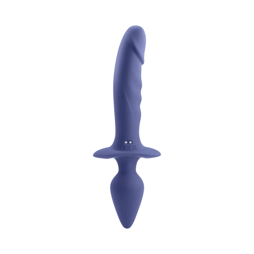 Gender X Dual Defender Rechargeable Silicone Dual Vibrator/Probe with Remote Control