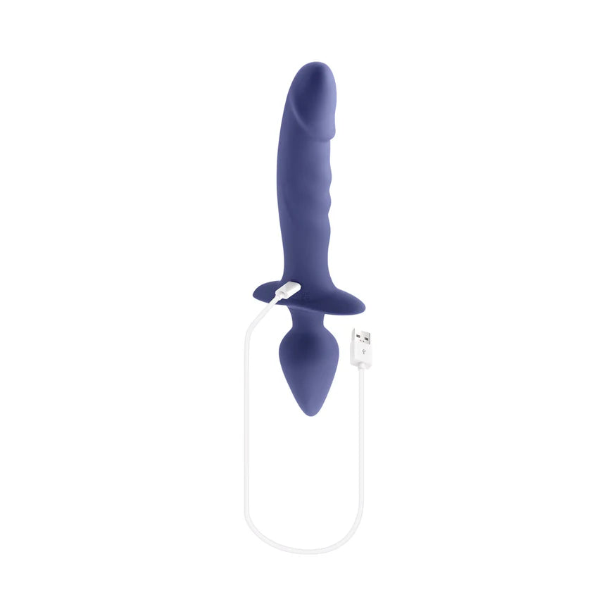 Gender X Dual Defender Rechargeable Silicone Dual Vibrator/Probe with Remote Control