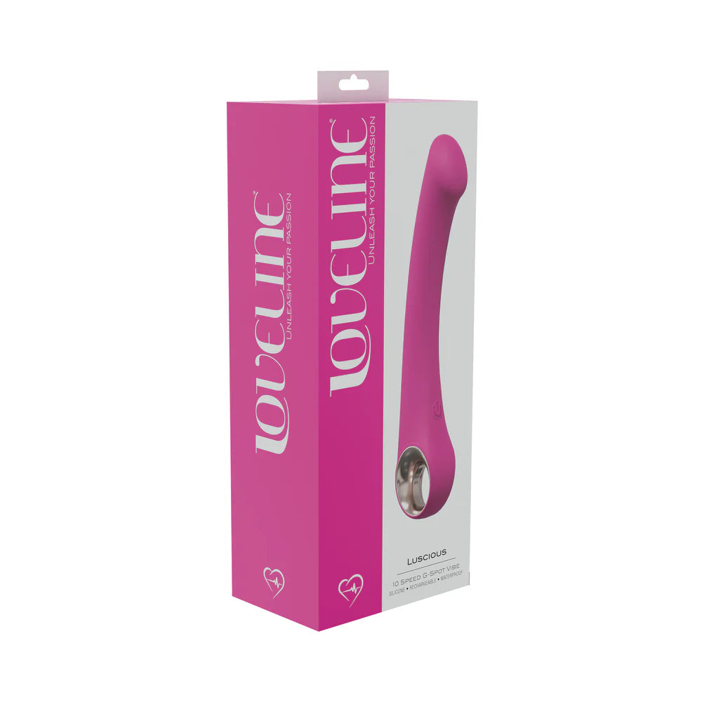 LoveLine Luscious 10 Speed G-Spot Vibe Silicone Rechargeable Waterproof