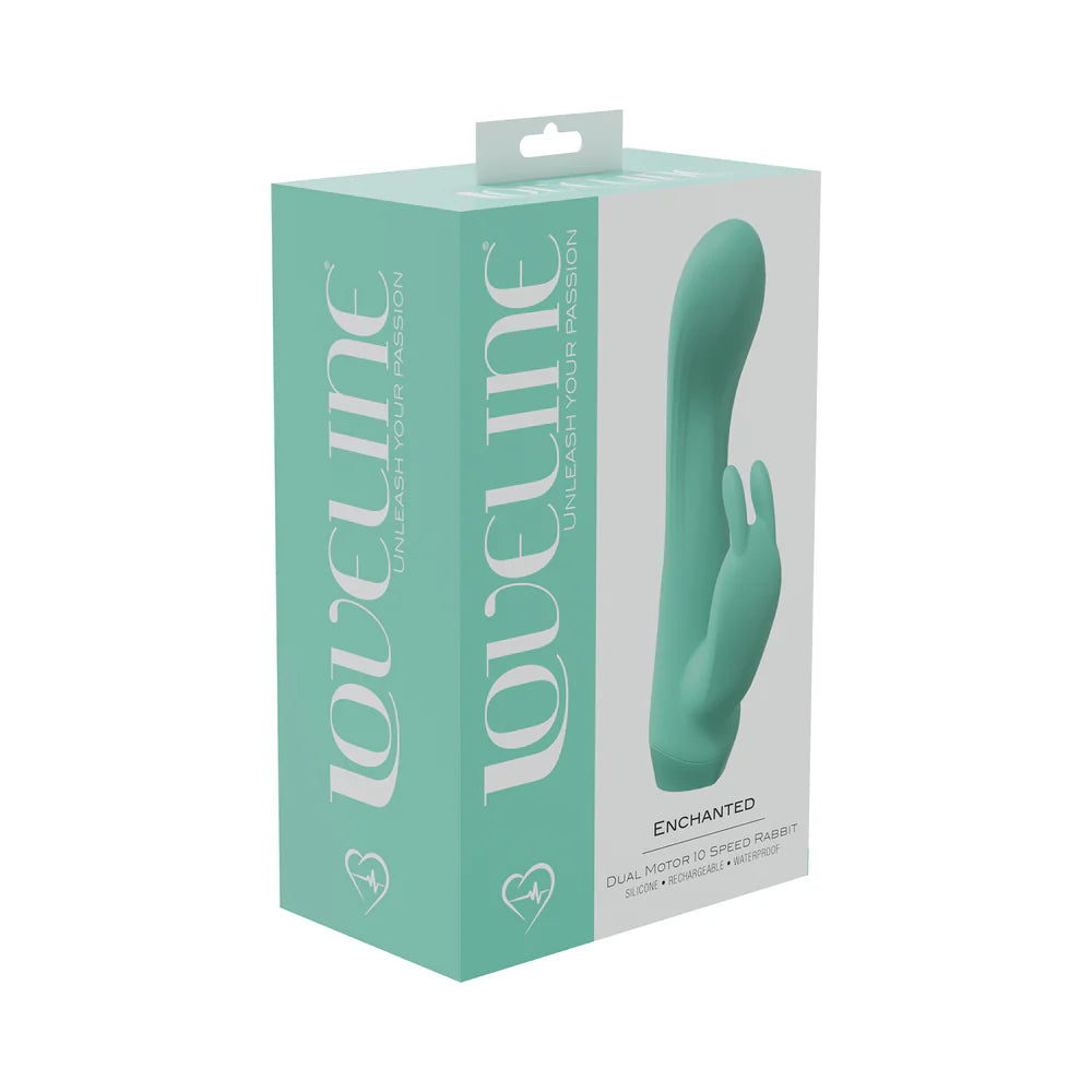 LoveLine Enchanted Dual Motor 10 Speed Rabbit Silicone Rechargeable Waterproof