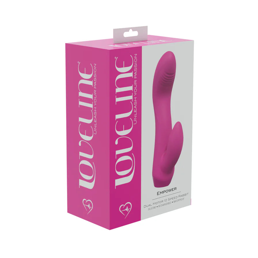 LoveLine Empower Rechargeable Dual Motor 10 Speed Rabbit Vibrator