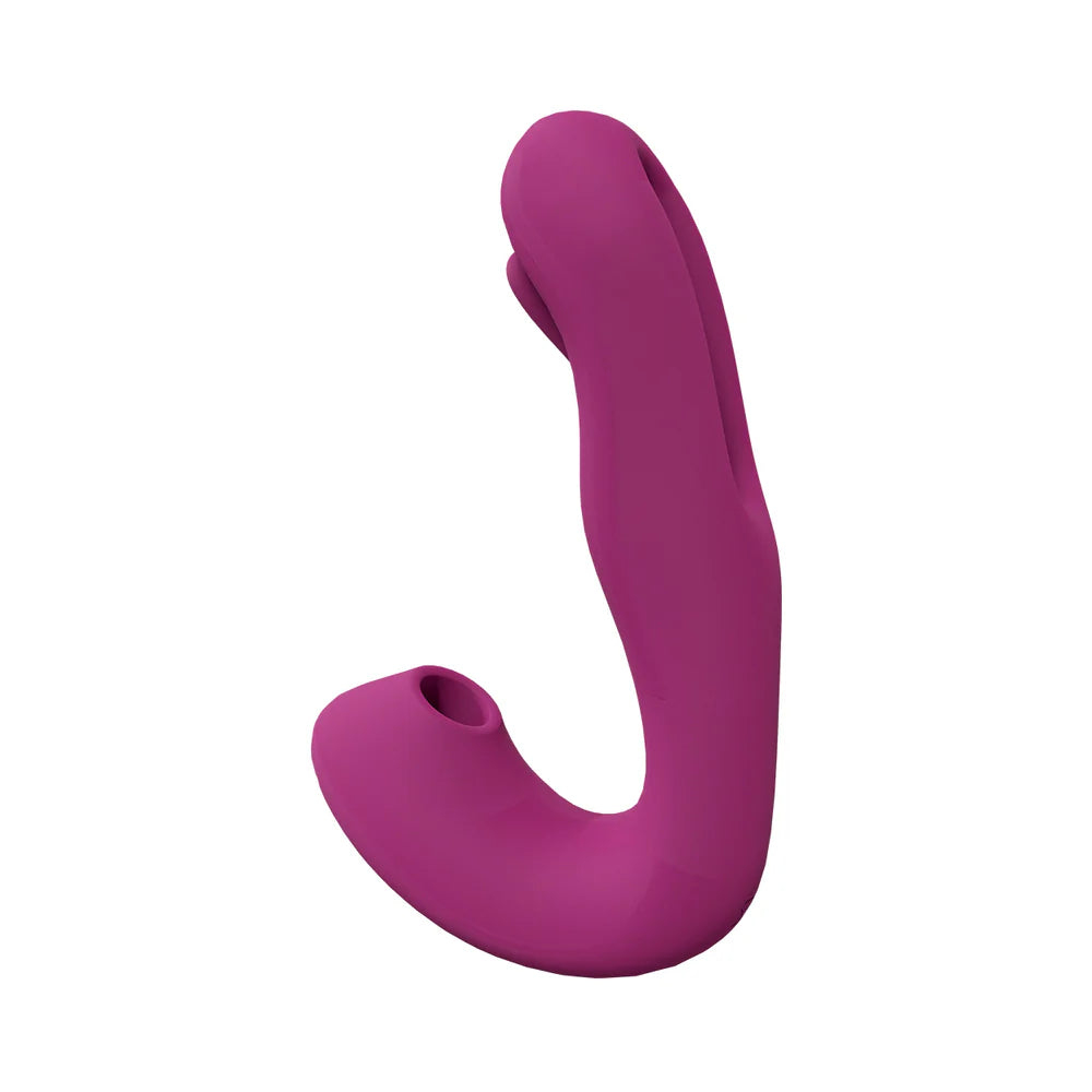 VIVE Yuna Rechargeable Dual Motor Airwave Vibrator with Innovative G-Spot Flapping Stimulator