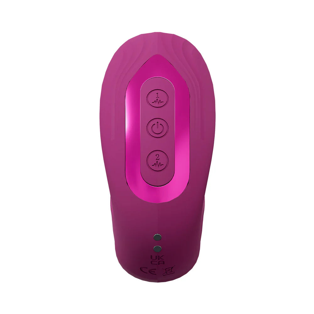 VIVE Yuna Rechargeable Dual Motor Airwave Vibrator with Innovative G-Spot Flapping Stimulator