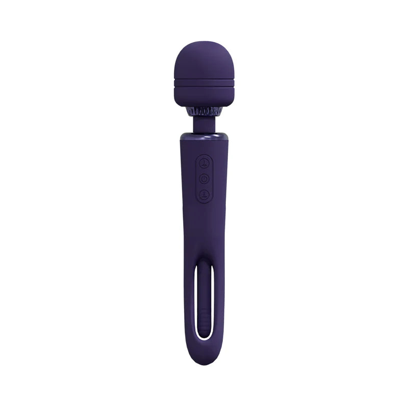 Shots Vive Kiku Rechargeable Double Ended Wand with G-Spot Stimulator