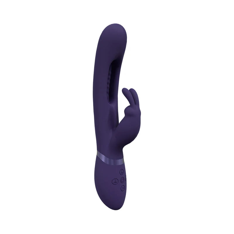 Shots Vive Mika Rechargeable Triple Motor Vibrating Rabbit with G-Spot Stimulator