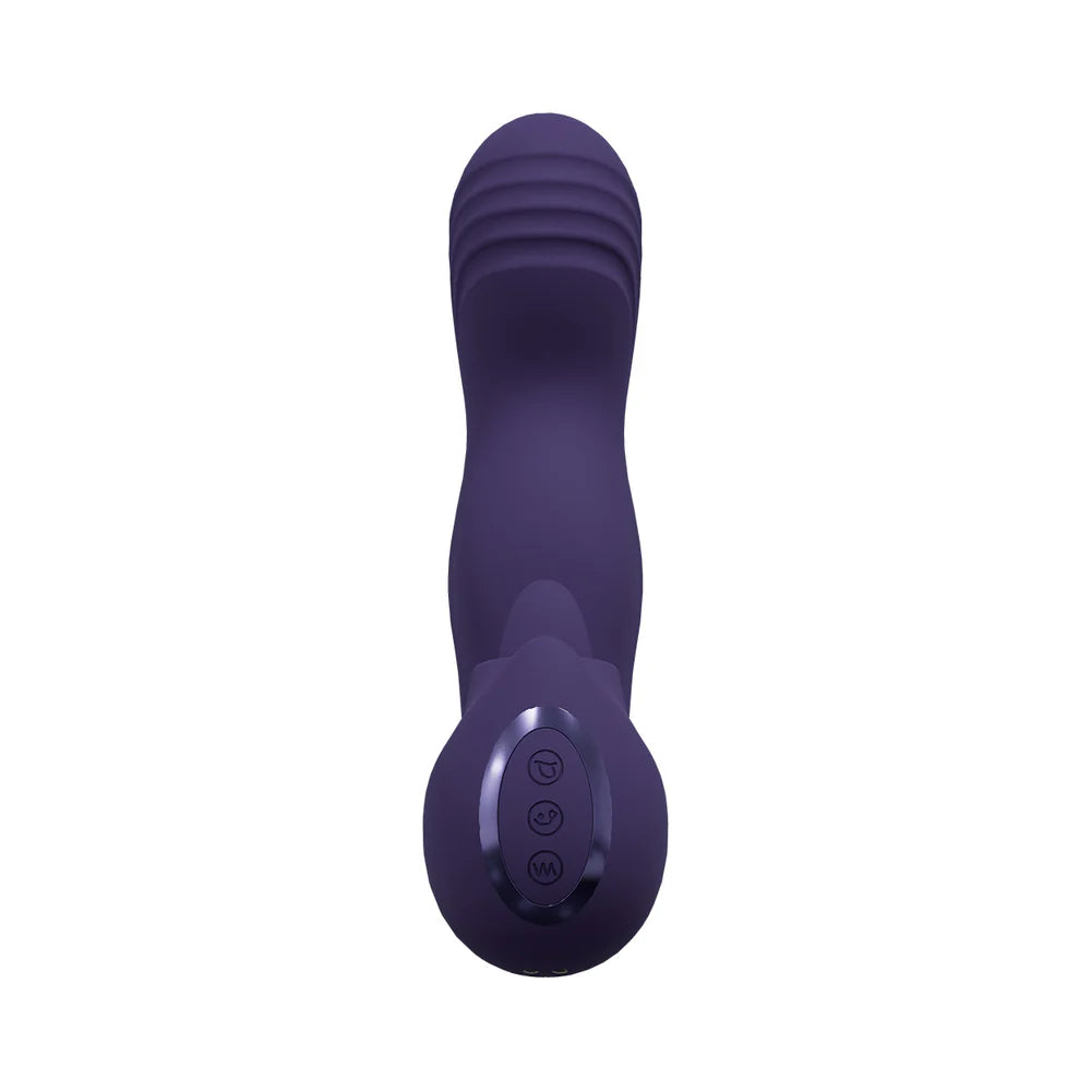 VIVE Yumi Rechargeable Triple Motor G-Spot Finger Motion Vibrator and Flickering Tongue Stimulator