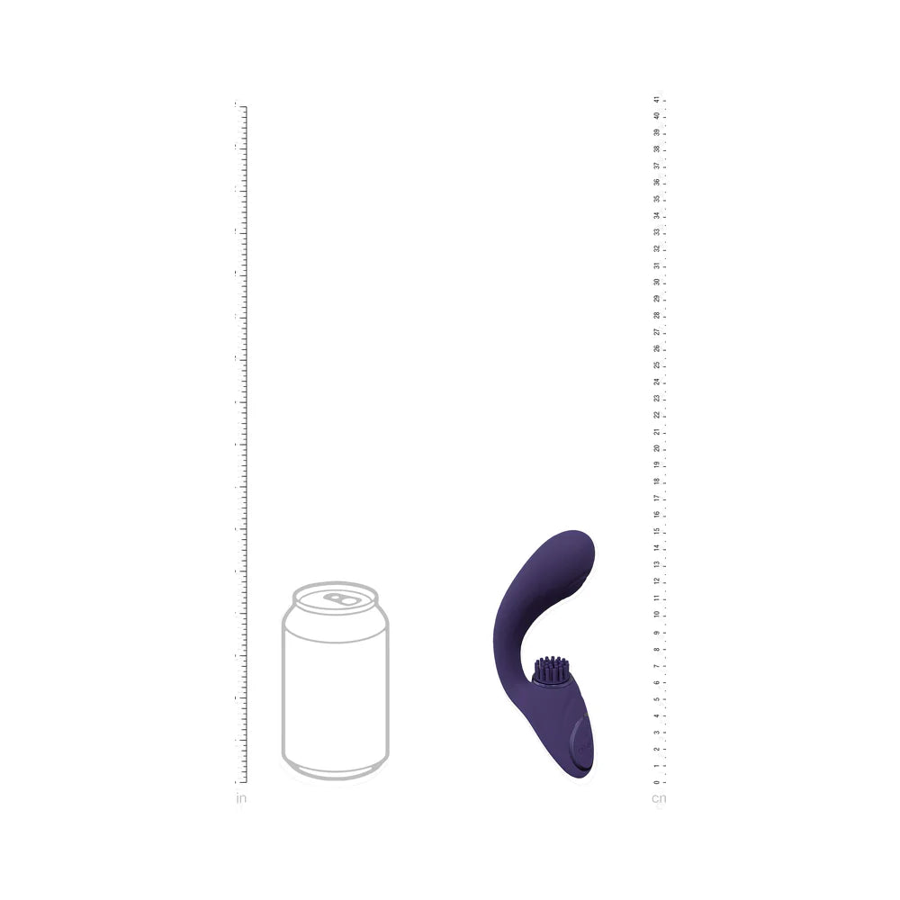 VIVE Gen Rechargeable Triple Motor G-Spot Vibrator with Pulse Wave and Vibrating Bristles