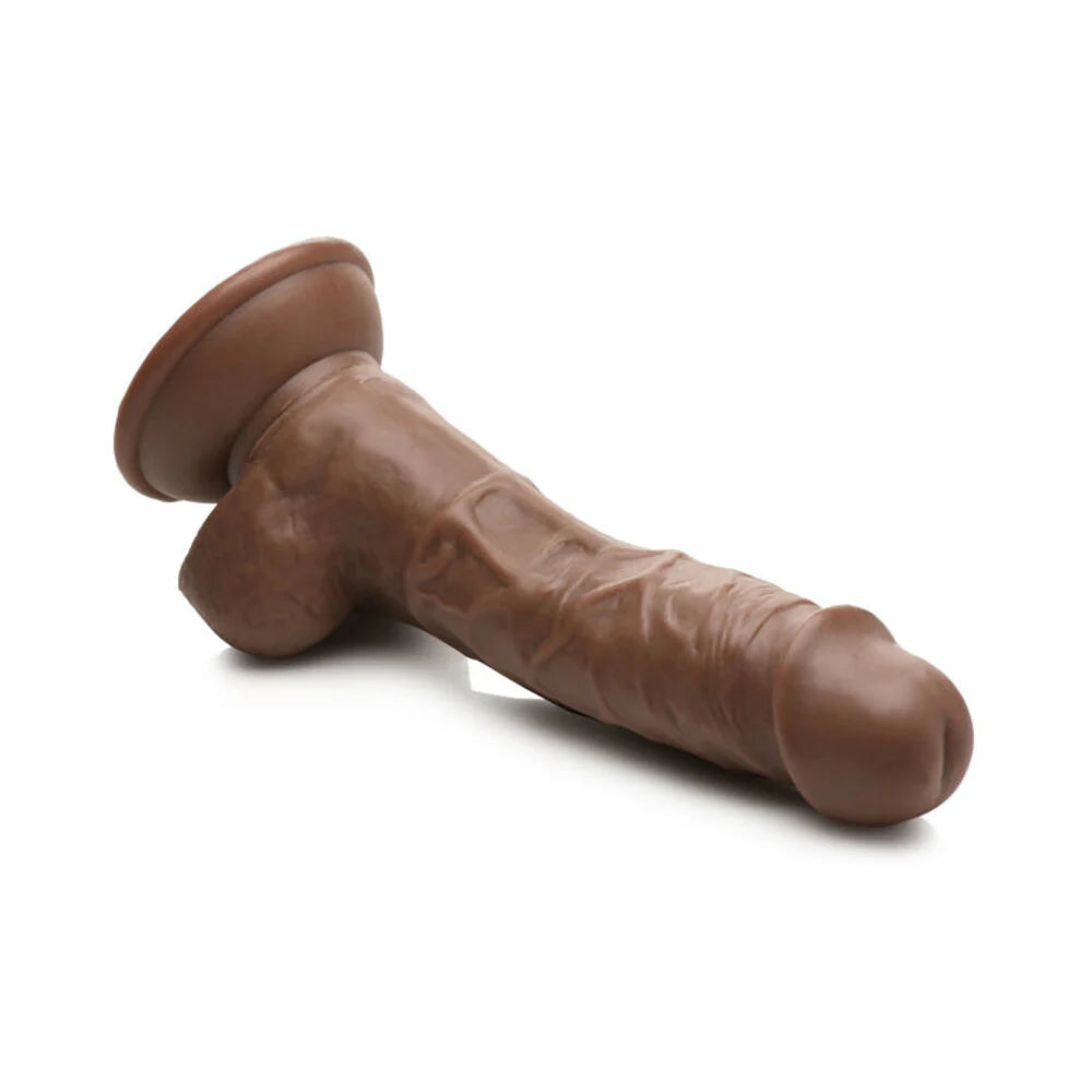 Jock Weightlifting Wesley 7 in. Dildo with Balls Dark