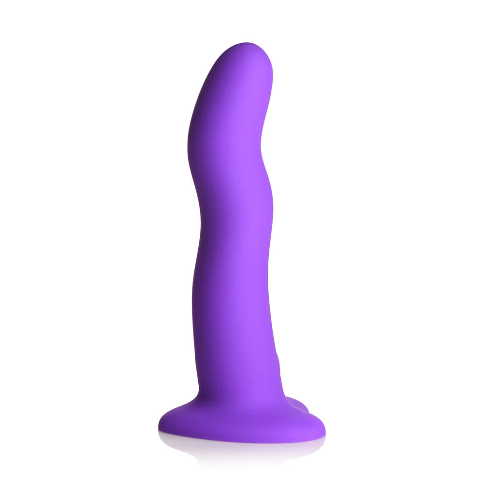 Simply Sweet 21X Vibrating Wavy Silicone Dildo W/ Remote