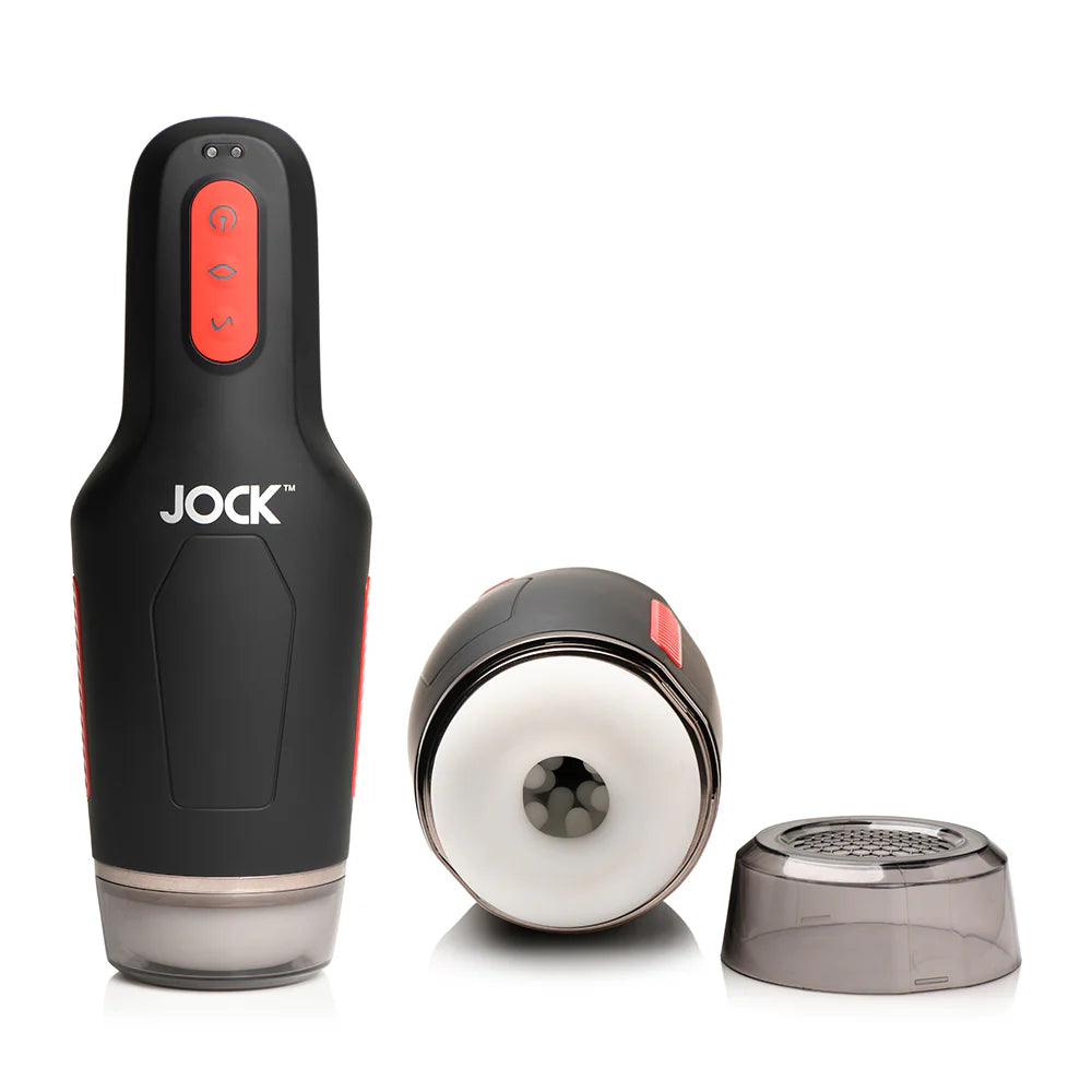 JOCK 15X Sucking & Vibrating Rechargeable Masturbator