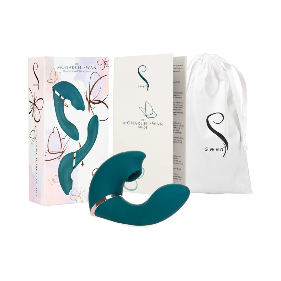 Swan The Monarch Swan Rechargeable Silicone Transform Vibrator