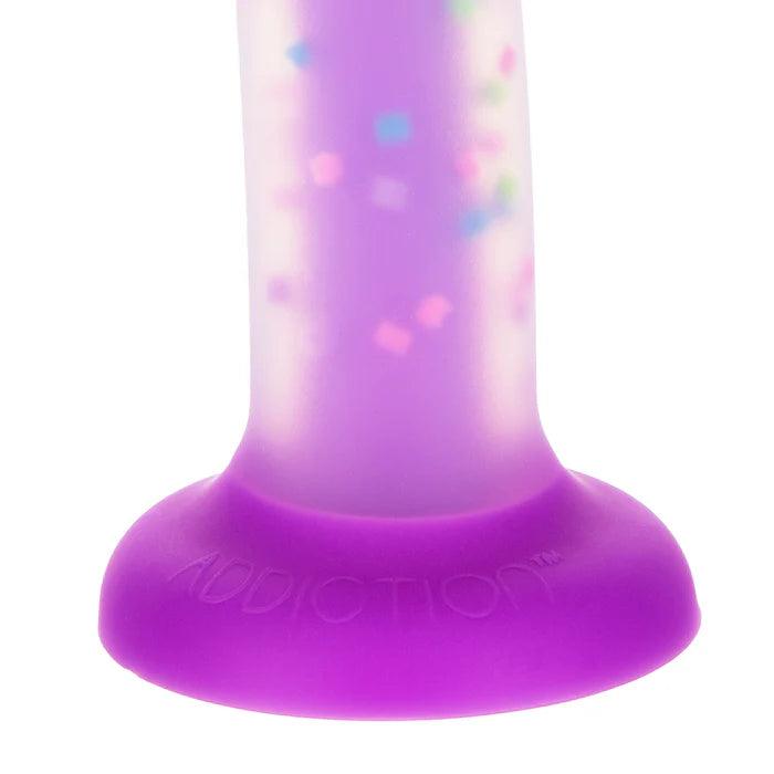 Addiction Rave Silicone Glow In The Dark Dildo 8in