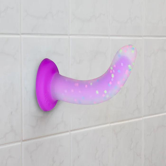 Addiction Rave Silicone Glow In The Dark Dildo 8in