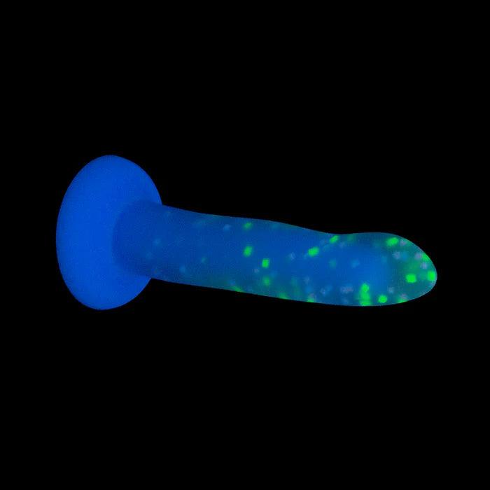 Addiction Rave Silicone Glow In The Dark Dildo 8in