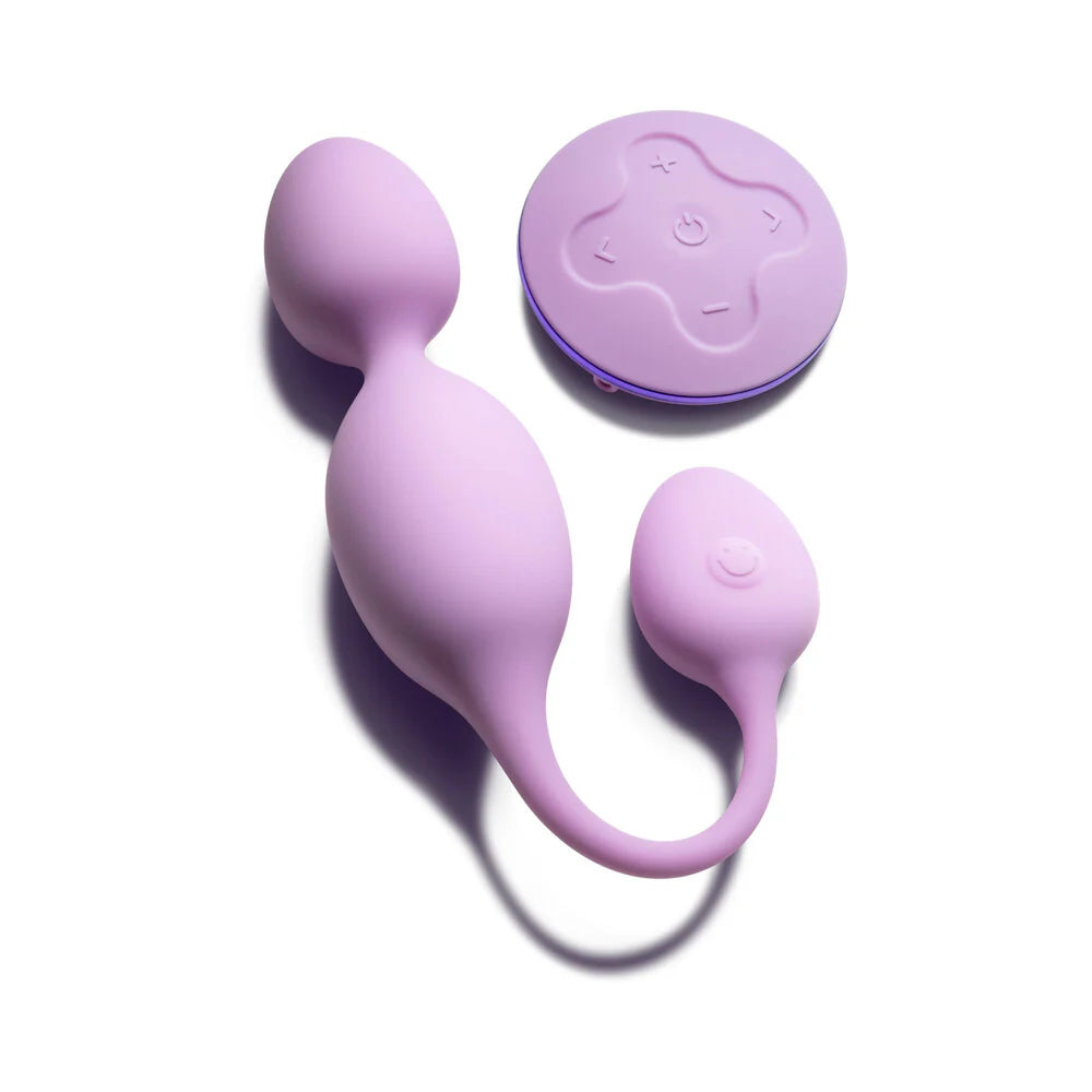 Wellness Raine Rechargeable Silicone Vibrating Kegel Ball with Remote