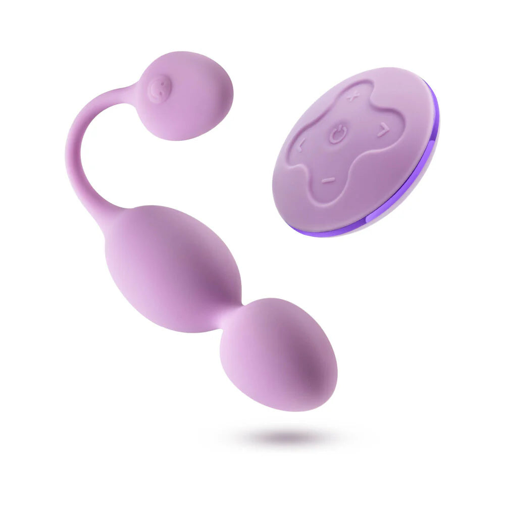 Wellness Raine Rechargeable Silicone Vibrating Kegel Ball with Remote