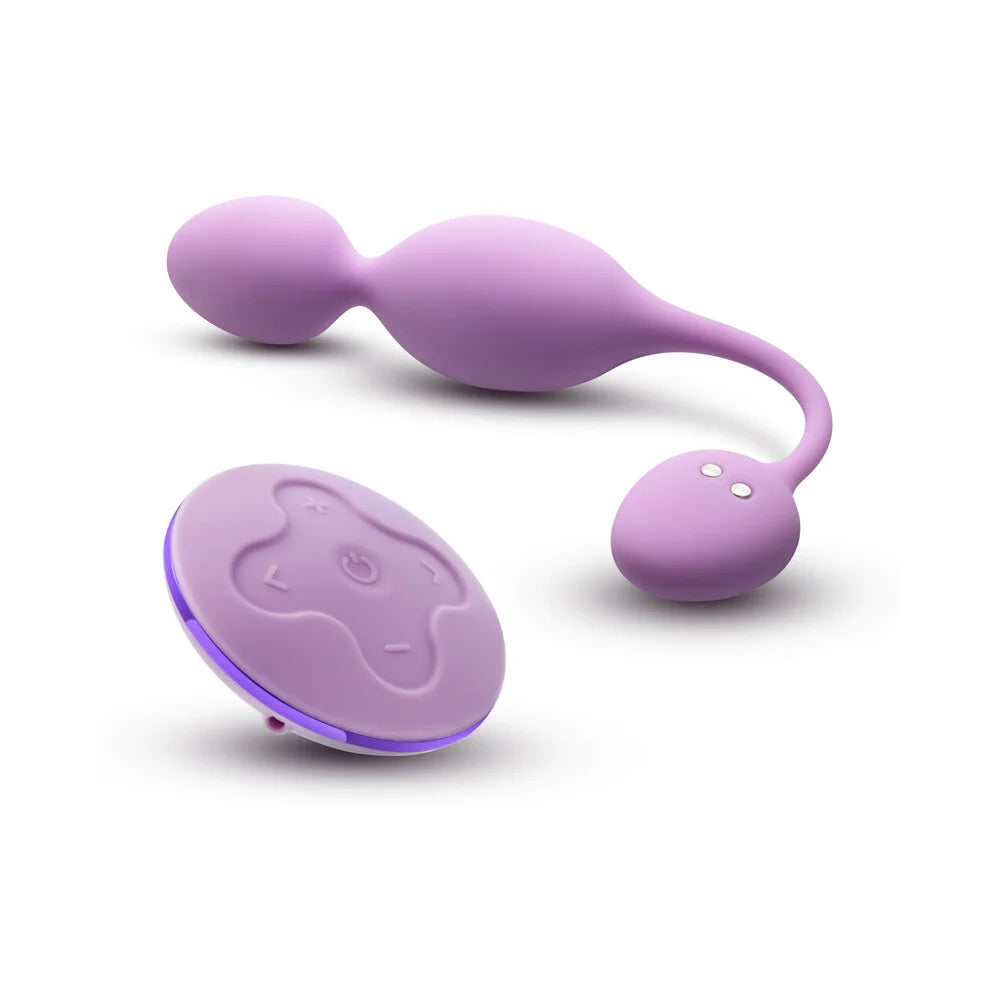 Wellness Raine Rechargeable Silicone Vibrating Kegel Ball with Remote