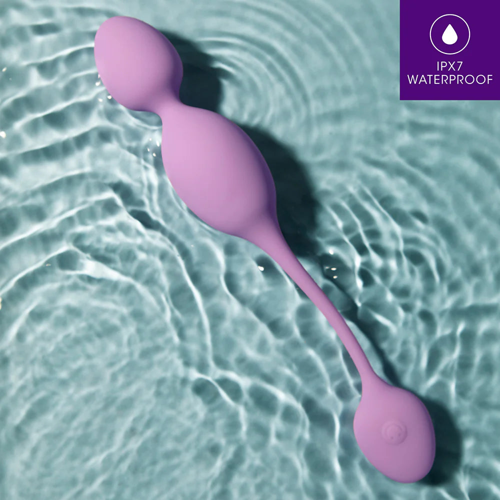 Wellness Raine Rechargeable Silicone Vibrating Kegel Ball with Remote