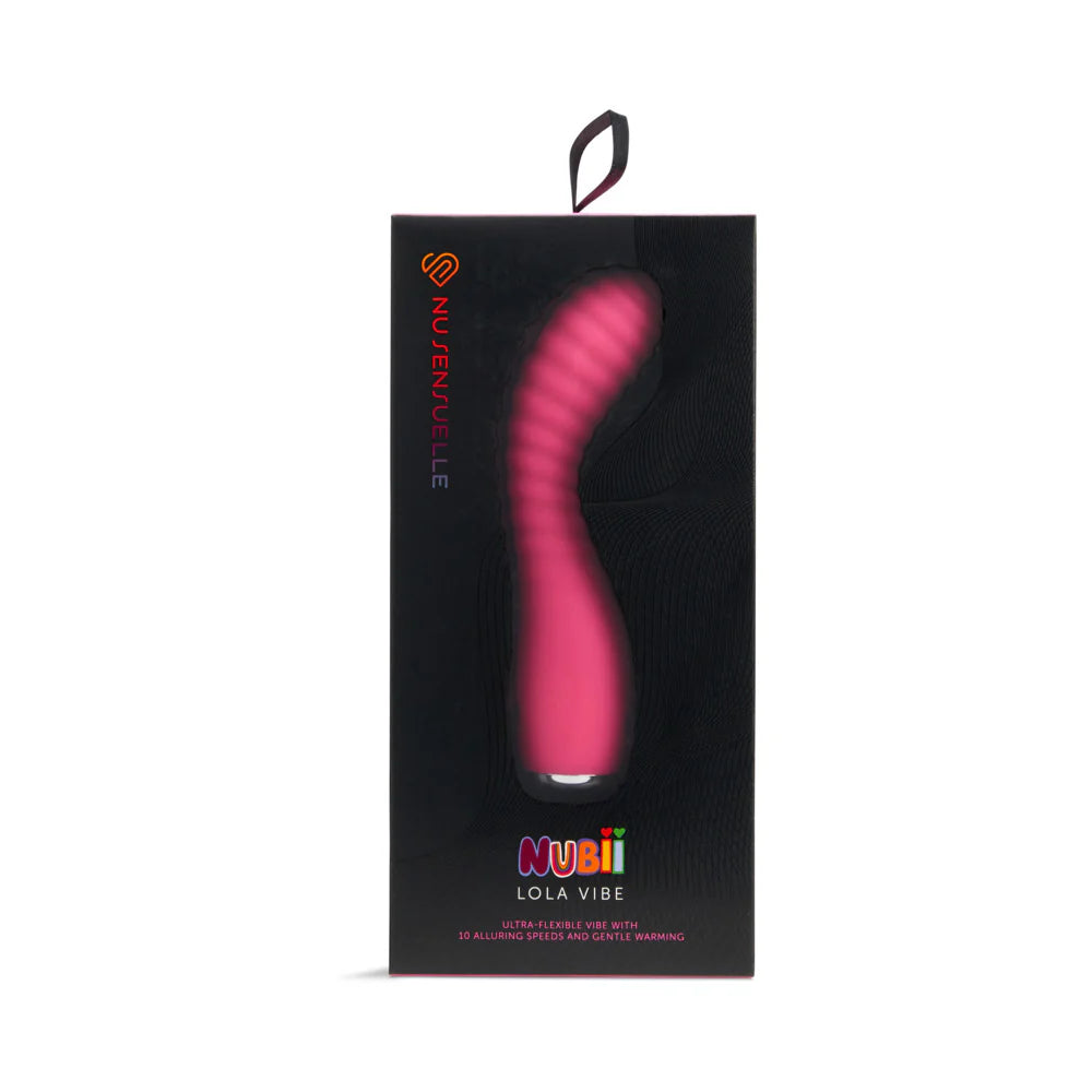 Nu Sensuelle Lola Nubii Flexibile Rechargeable Silicone Warming Vibrator