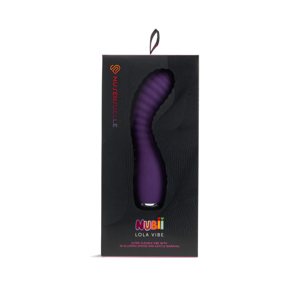 Nu Sensuelle Lola Nubii Flexibile Rechargeable Silicone Warming Vibrator