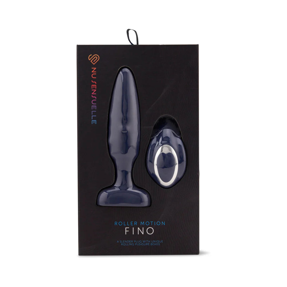 Nu Sensuelle Andii Fino Roller Motion Rechargeable Silicone Anal Plug with Remote Control