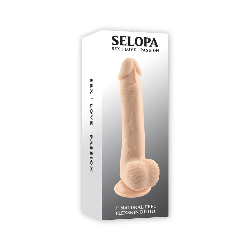 Selopa Natural Feel Flexskin Dildo 7in