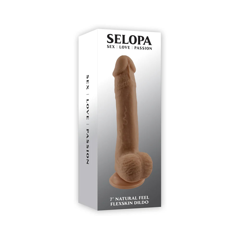 Selopa Natural Feel Flexskin Dildo 7in