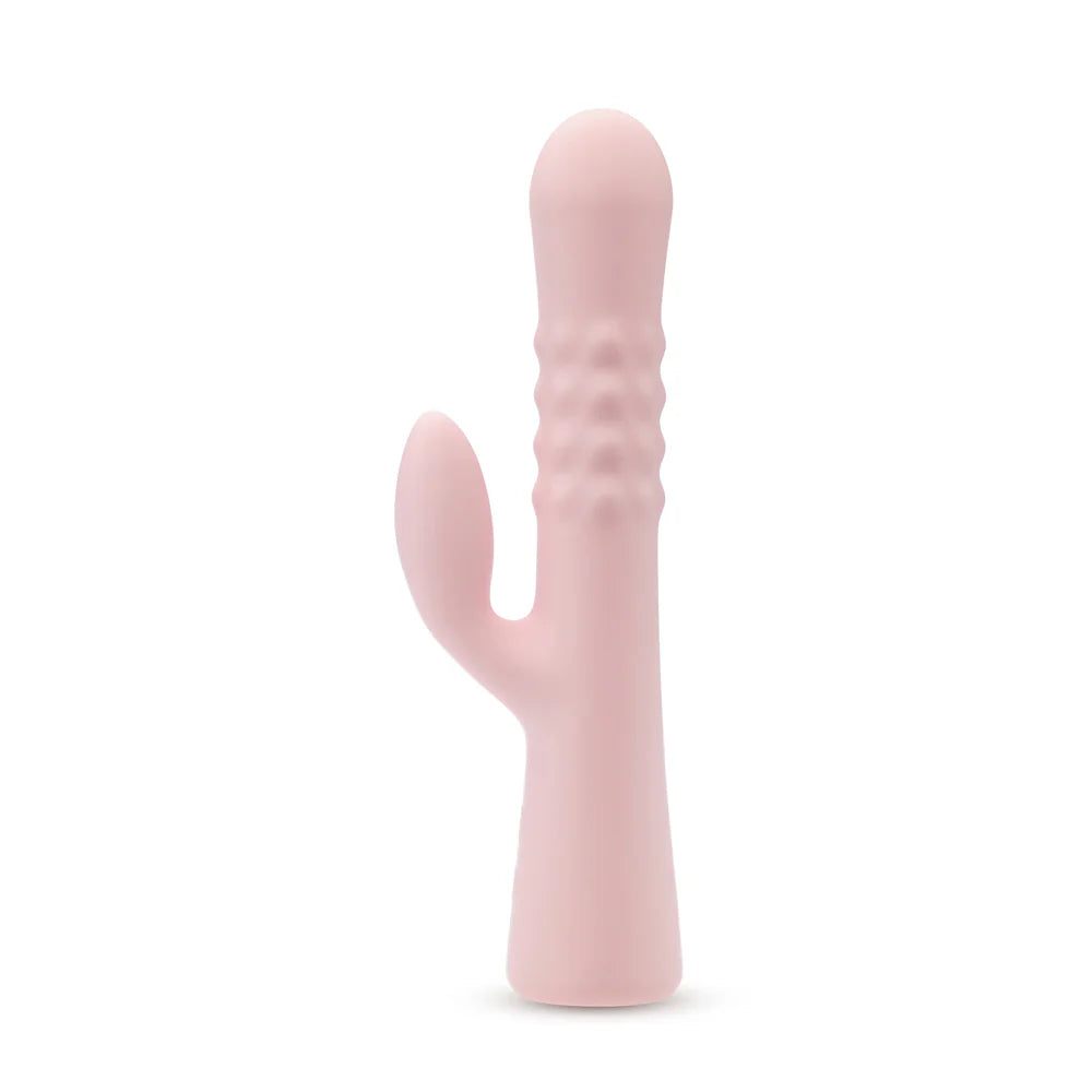 Blush Jaymie Rechargeable Silicone Rabbit Vibrator - Pink