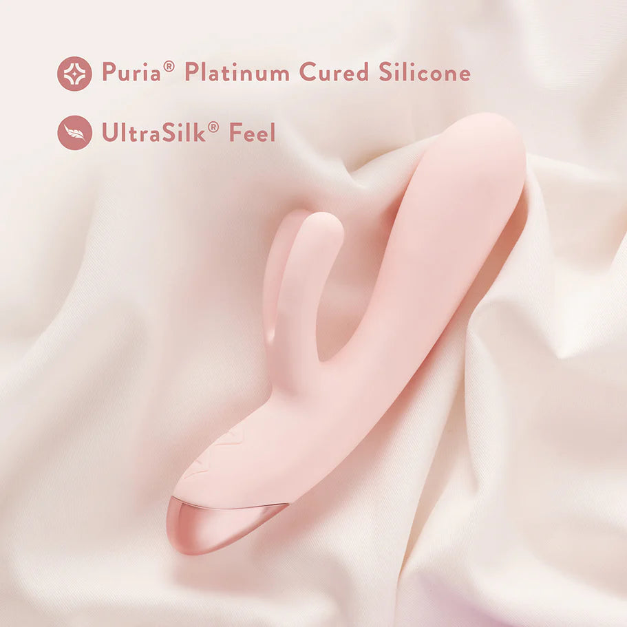 Blush Collection Elora Rechargeable Silicone Rabbit Vibrator - Pink