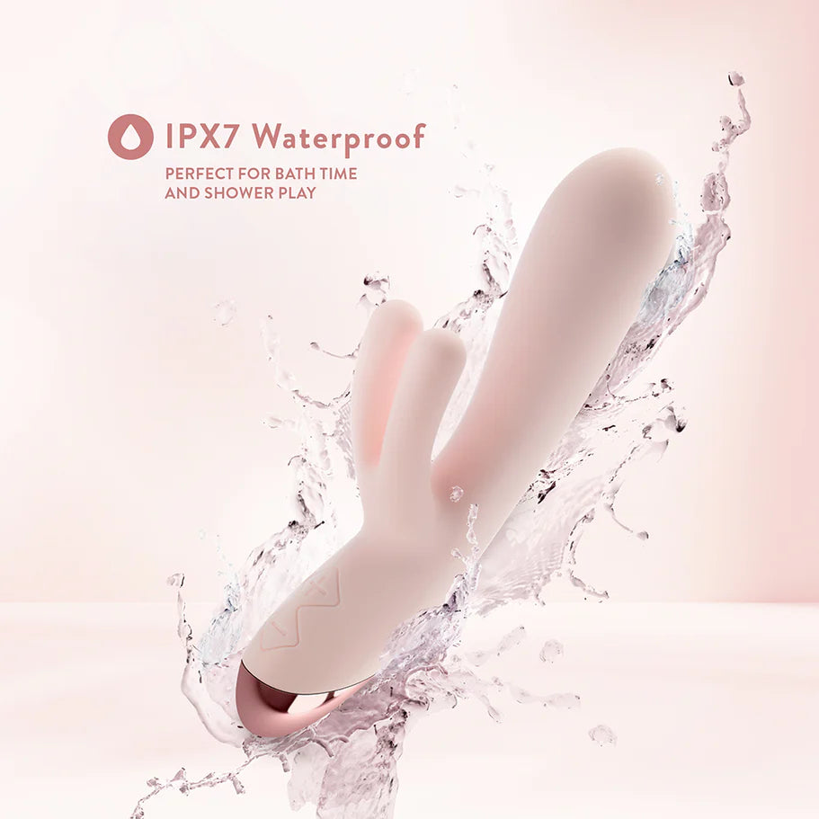 Blush Collection Elora Rechargeable Silicone Rabbit Vibrator - Pink