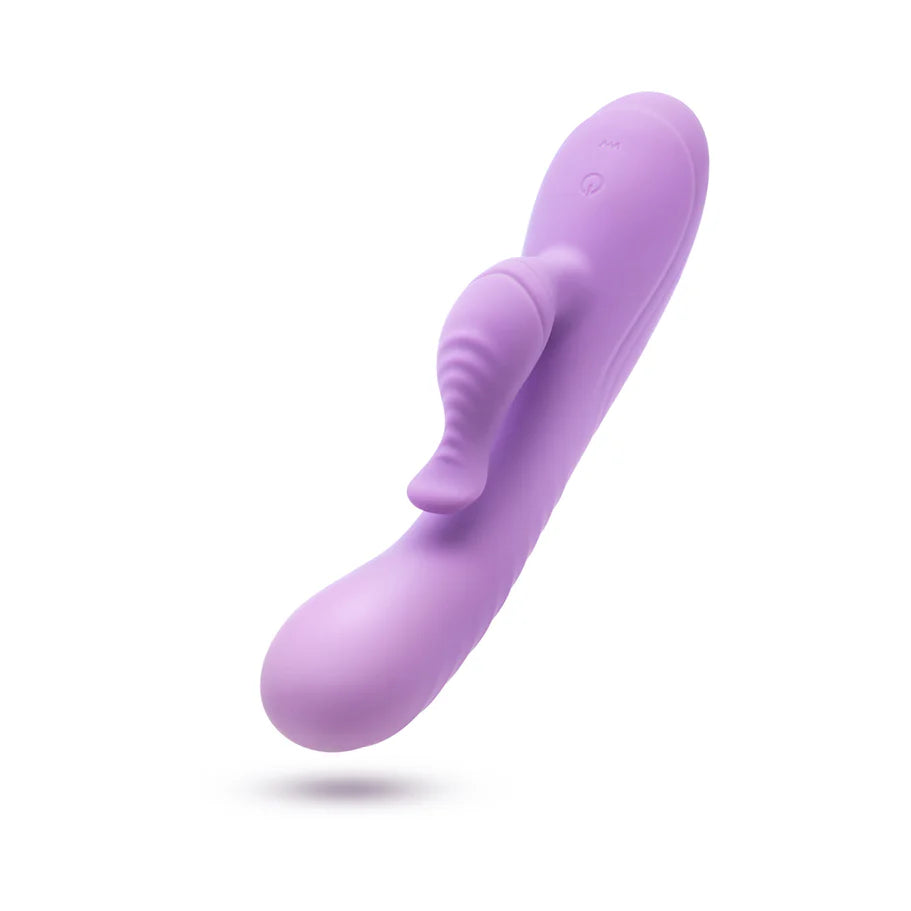 Blush Collection Evelyn Rechargeable Silicone Rabbit Vibrator - Purple