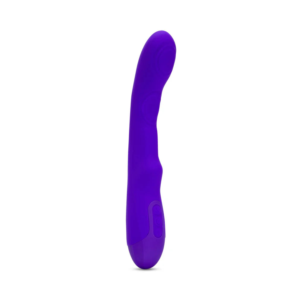 Nu Sensuelle Vivi Rechargeable Silicone Double Tapping Vibrator with Clitoral Stimulation