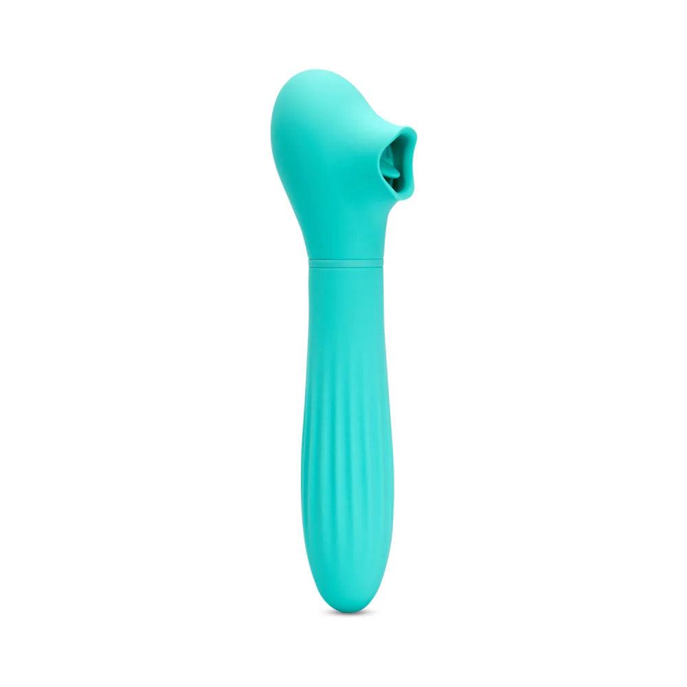 Nu Sensuelle Daisy Rechargeable Silicone Triple Action Thrusting Tongue Suction Vibrator