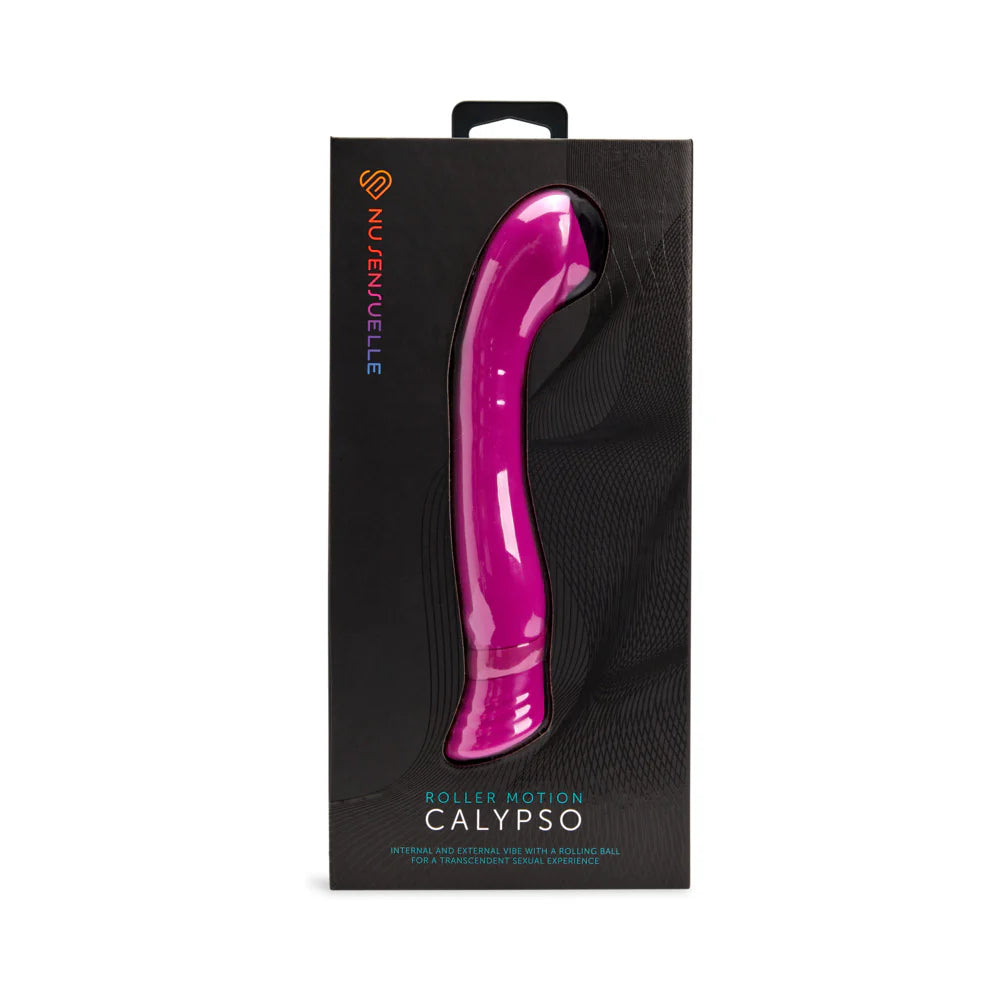 Nu Sensuelle Calypso Rechargeable Silicone Roller Motion G-Spot Vibrator with Clitoral Stimulation