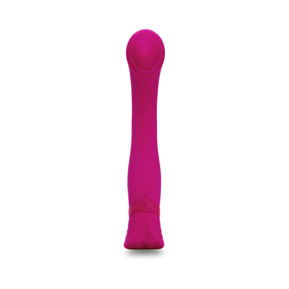 Nu Sensuelle Calypso Rechargeable Silicone Roller Motion G-Spot Vibrator with Clitoral Stimulation