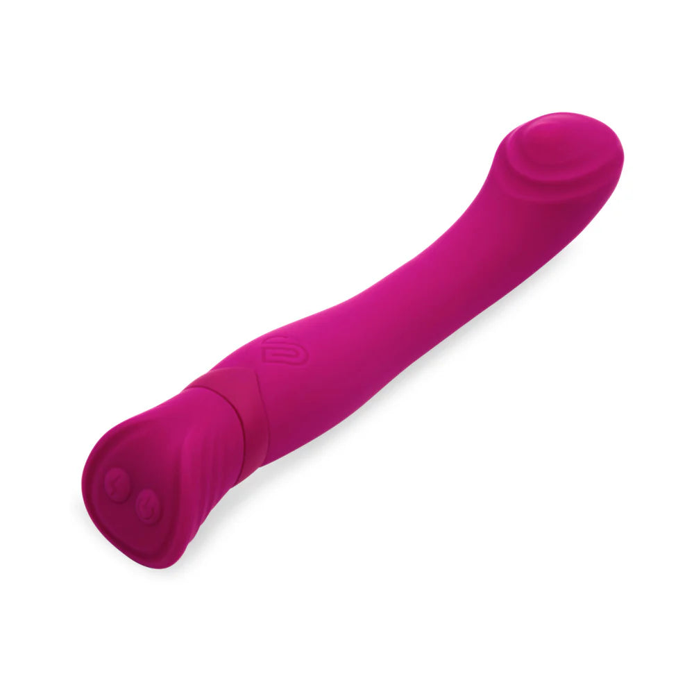 Nu Sensuelle Calypso Rechargeable Silicone Roller Motion G-Spot Vibrator with Clitoral Stimulation