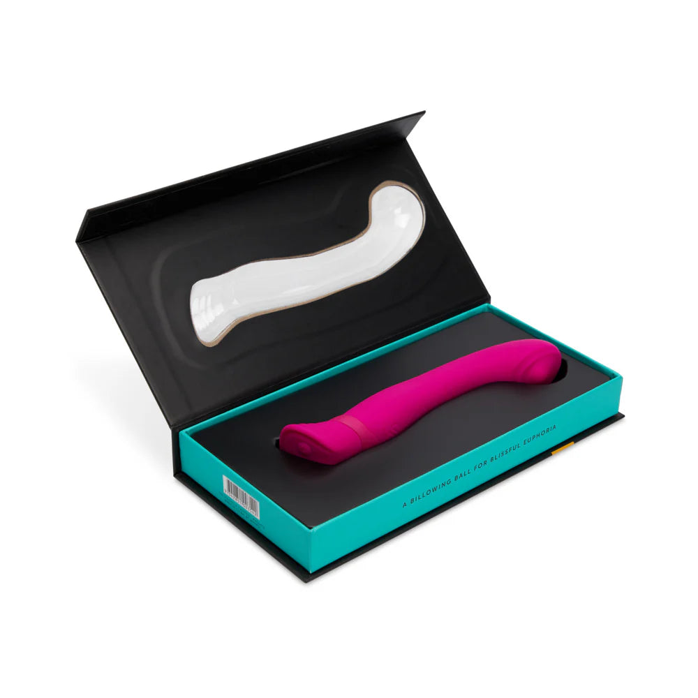 Nu Sensuelle Calypso Rechargeable Silicone Roller Motion G-Spot Vibrator with Clitoral Stimulation