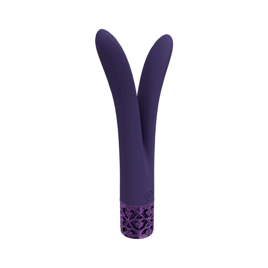 Royal Gems Dueling Queens Silicone Rechargeable Vibrator