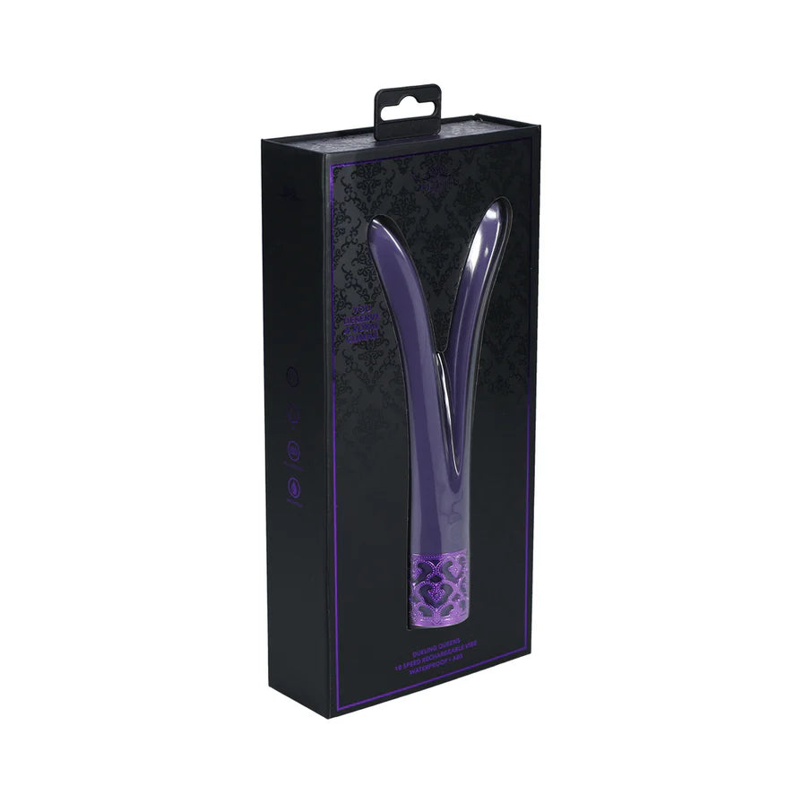 Royal Gems Dueling Queens Silicone Rechargeable Vibrator