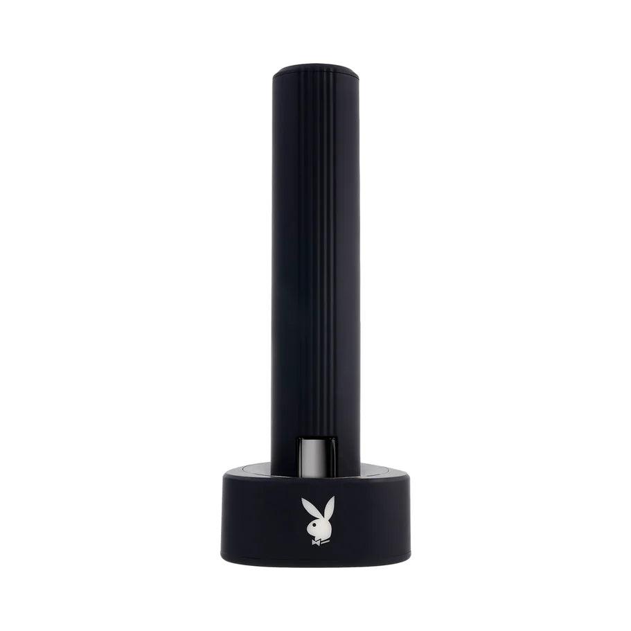 Playboy Pleasure Zone Rechargeable Silicone Light-Up Vibrator - Black