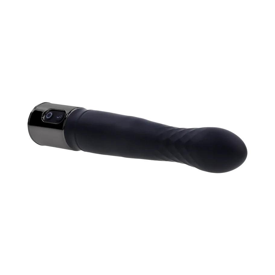 Playboy Pleasure Zone Rechargeable Silicone Light-Up Vibrator - Black