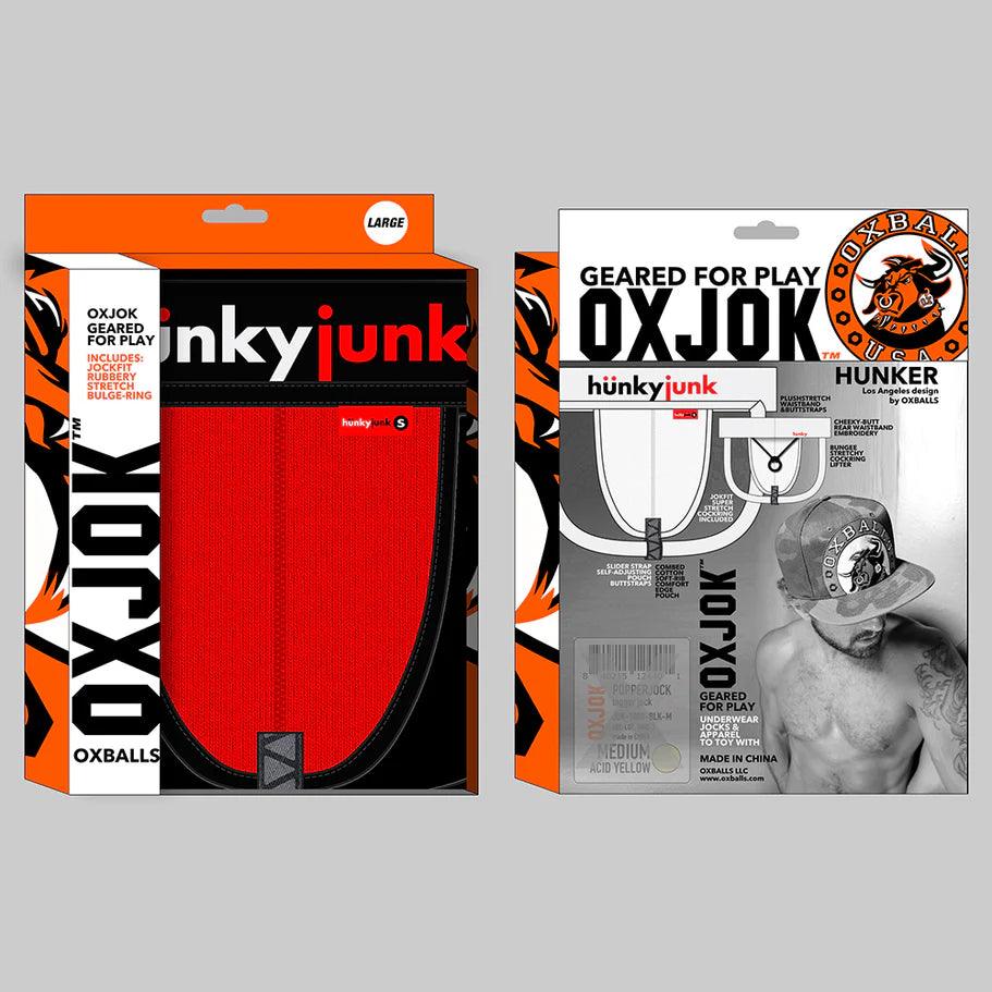 Oxballs Oxjok Hunker Comfy-Pouch Slider-Strap Jock Hot Red