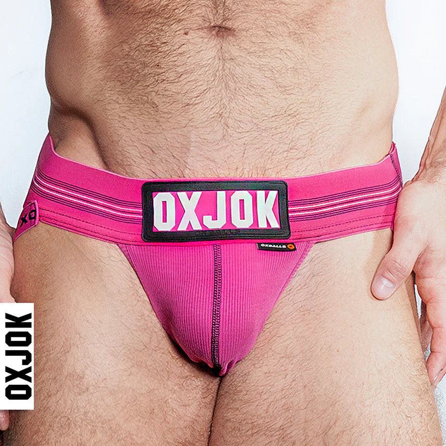 Oxballs Oxjok Slingjock Upthrust Slider-Strap Jock -  Pink Sky