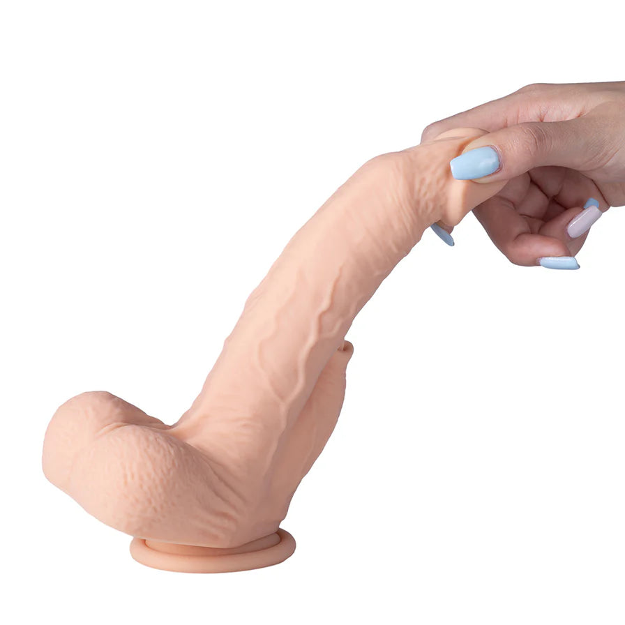 Honey Play Box Colter App Controlled Realistic Thrusting Dildo with Clit Licker