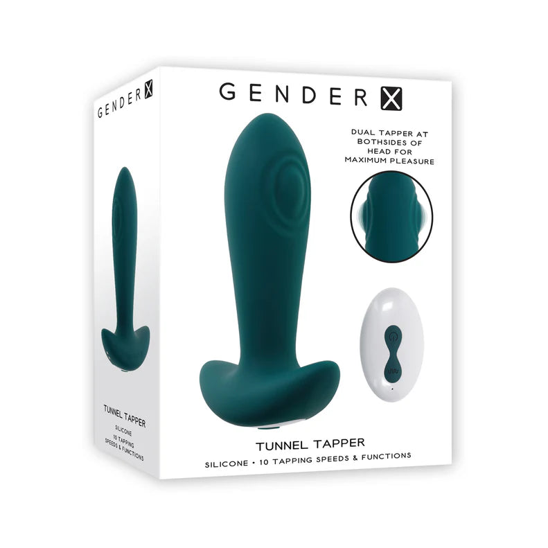 Gender X Tunnel Tapper Rechargeable Silicone Anal Plug