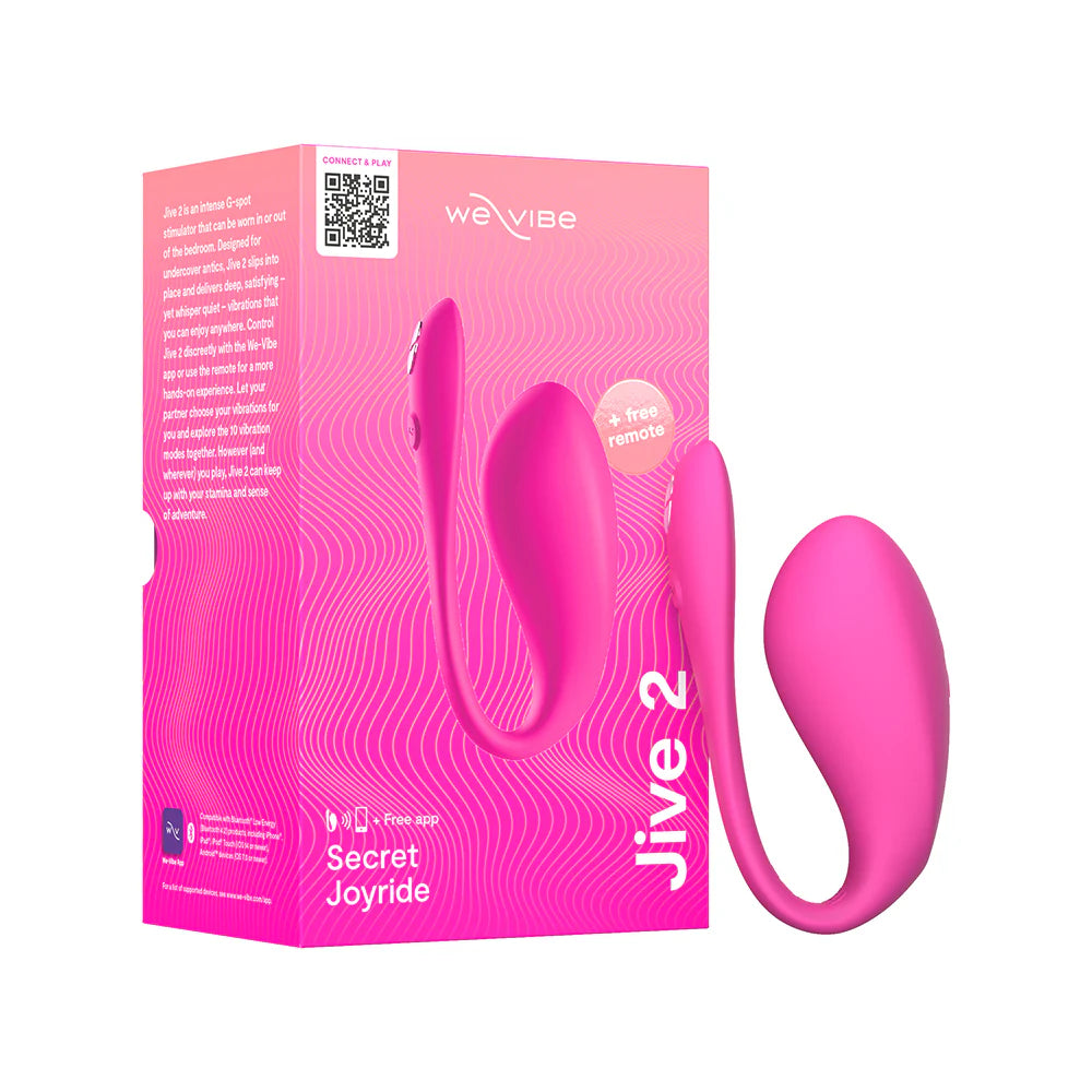 We-Vibe Jive 2 Silicone Rechargeable Remote Control Wearable G-Spot Vibrator