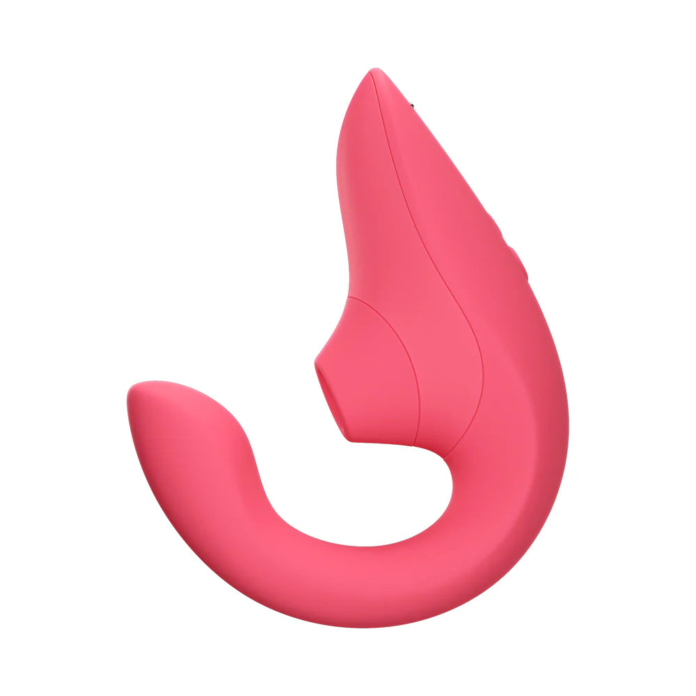 Womanizer Blend Rechargeable Silicone Vibrator with Clitoral Stimulator